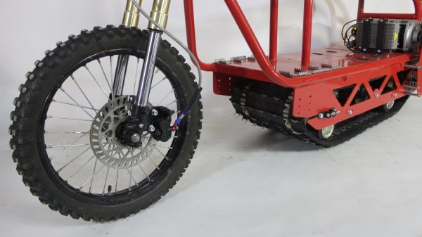 Электрический вездеход_сноубайк_electric atv_tracked vehicle_snowbike_6