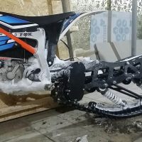 KTM Freeride electric snowbike_electric snowmobile_snowbike kit for KTM Freeride_8